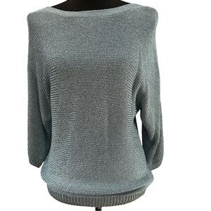 Chico’s Pull-On Blue Sweater. Size 8-10 (Chico’s 1)
